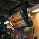 Outdoor Heater for Patio, Wall Mounted Electric Patio Heater, Garage Heater with 2 Heat Settings, 1500W Heat Lamp