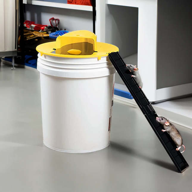 Bucket Mouse Trap Flip and Slide Lid for 5 Gallon Bucket, Humane Rat Trap, Auto Reset Trap for Mice and Rats