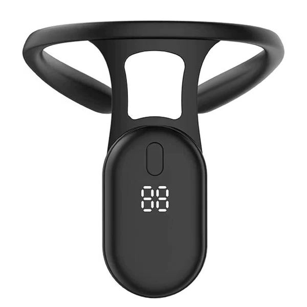Neck Massager with Heat and Vibration, Lymphatic Massager, Portable Stress Relief Massager for Men and Women