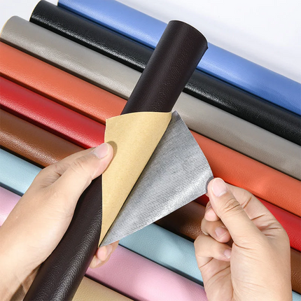 Leather Fix Kit Peel and Stick, Waterproof PU Leather Patch 50 x 137 cm - image 19