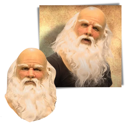 Santa Claus Latex Mask, Realistic Santa Mask for Christmas Cosplay – image 2