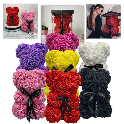 Rose Bear Flower Gift for Her, Mothers Day Gift for Wife and Girlfriend – image 17