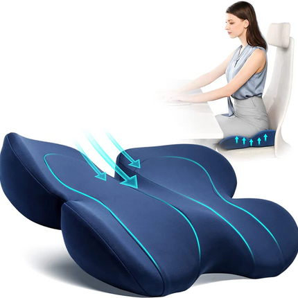 Seat Cushion Memory Foam for Tailbone Relief, Cushion for Tailbone Pain with Cut Out