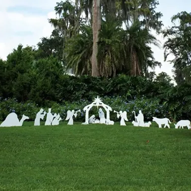 Waterproof Nativity Set, Christmas Manger for Yard – image 5