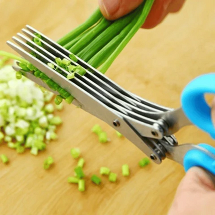 Kitchen Shears with 5 Blades, Multi Blade Kitchen Scissors Stainless Steel – image 4