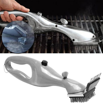 Grill Brush with Steam Cleaning Brushes, BBQ Grill Cleaner Dishwasher Safe, Steam Cleaning Grill Brush