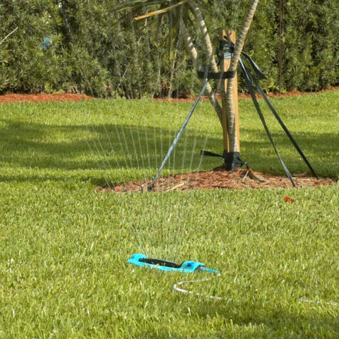 Sprinklers for Lawn and Garden, Oscillating Lawn Sprinkler with Adjustable Spray