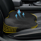 Car Seat Cushion for Shorter Drivers, Memory Foam Seat Cushion with Height Boost, Car Seat Booster for Adults