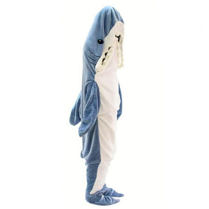 Fleece Blanket Hooded Shark Design, Cozy Blanket – image 6