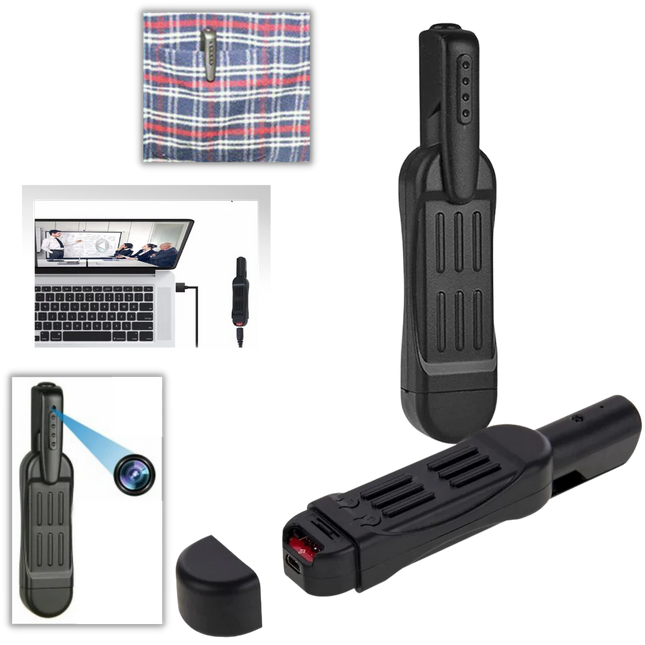 Covert Camera Pen for Meetings, Mini Pen Camera with HD Video, Hidden Spy Pen for Students and Journalists