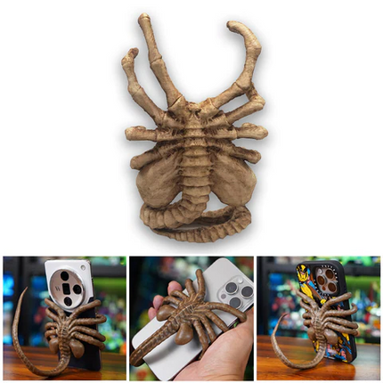Facehugger Phone Holder for Desk with Adjustable Tail, Phone Stand for Cell Phones – image 6