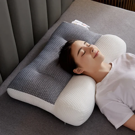 Side Sleeper Pillow, Orthopedic Neck Pillow for Sleeping, Contour Pillow for Back Sleepers