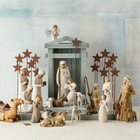 Nativity Set, Wooden Nativity Set Handmade from Barn Wood, Christmas Manger Scene, Nativity Scene Figurines for Decor