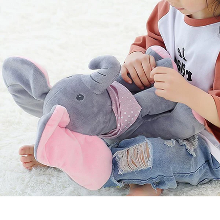 Peek a Boo Elephant Plush Toy, Singing Elephant Stuffed Animal with Flapping Ears – image 5