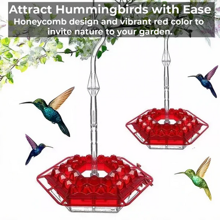 Ant Proof Hummingbird Feeder with 30 Bee Resistant Ports, Dishwasher Safe Hummingbird Feeder