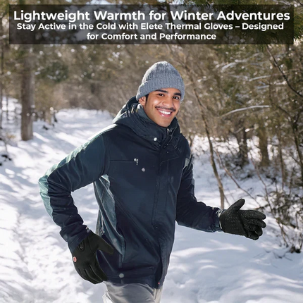 Waterproof Thermal Gloves for Men and Women, Touchscreen Winter Gloves with Anti Slip Palm for Cycling and Hiking