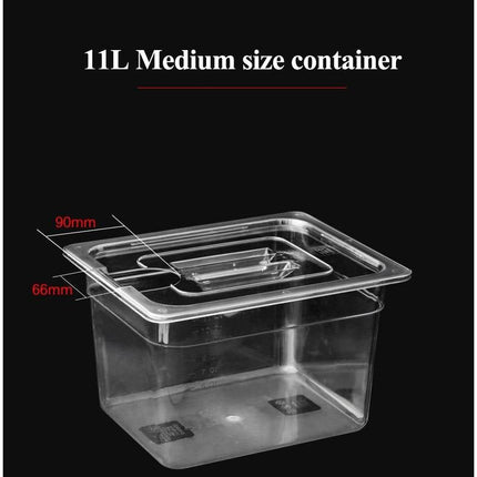 Sous Vide Water Bath Container, Clear Polycarbonate Sous Vide Container with Lid – image 12