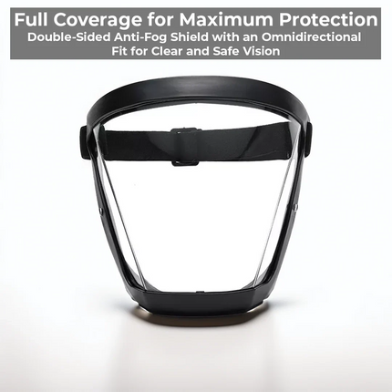 Anti Fog Face Shield, Clear Visor Close-Up – image 4