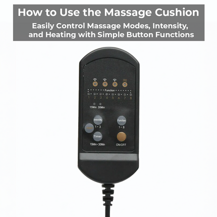Chair Massage Cushion with Heat, Car Seat Massager – image 3