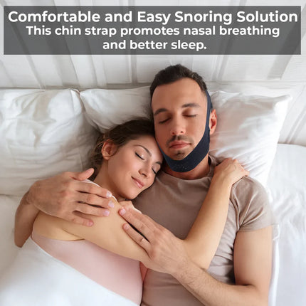 Adjustable Sleep Chin Strap, Anti Snoring Fabric - image 4