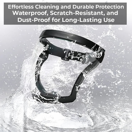 Anti Fog Face Shield, Detachable Filter and Elastic Band