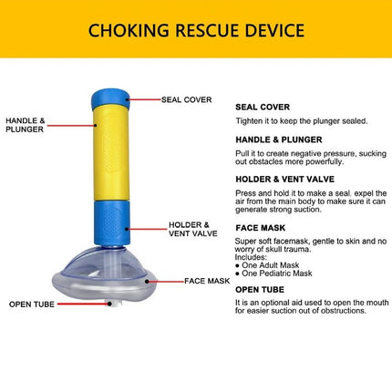 Choking Rescue Device, Portable Suction Choking Device for Home – image 5