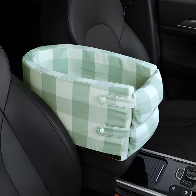 Small Dog Car Seat for Dogs and Cats, Center Console Pet Car Seat