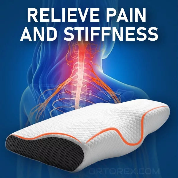 Side Sleeper Pillow, Orthopedic Ergonomic Pillow for Back Sleepers