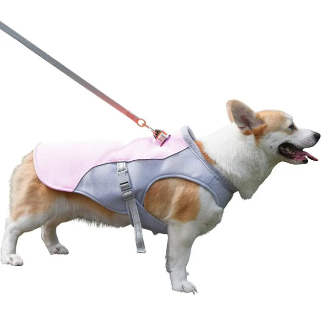 Dog Cooling Coat, Pink colorway – image 12
