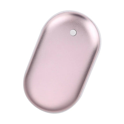 USB Rechargeable Hand Warmer, 5000mAh Portable Electric Pocket Hand Warmers for Men and Women, Double Sided Heating for Winter