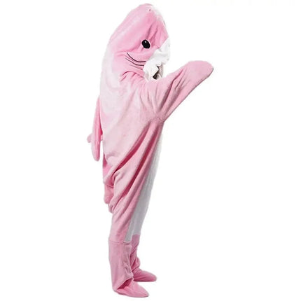 Hoodie Blanket for Adults, Shark Hoodie with Tail – image 8