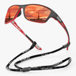 Tuzwa Polarized Sports Sunglasses – UV Protection, Scratch-Resistant Lenses for Outdoor Activities