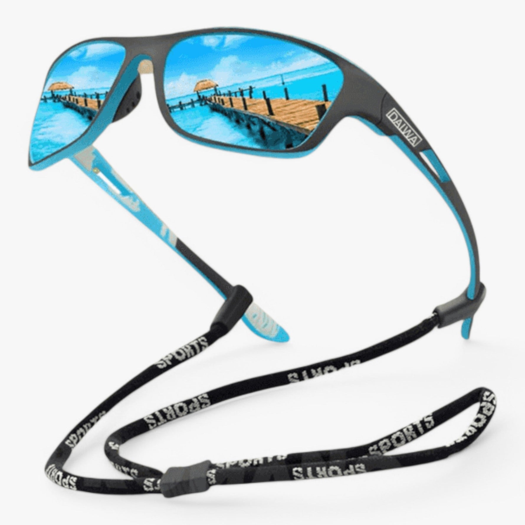 Tuzwa Polarized Sports Sunglasses – UV Protection, Scratch-Resistant Lenses for Outdoor Activities