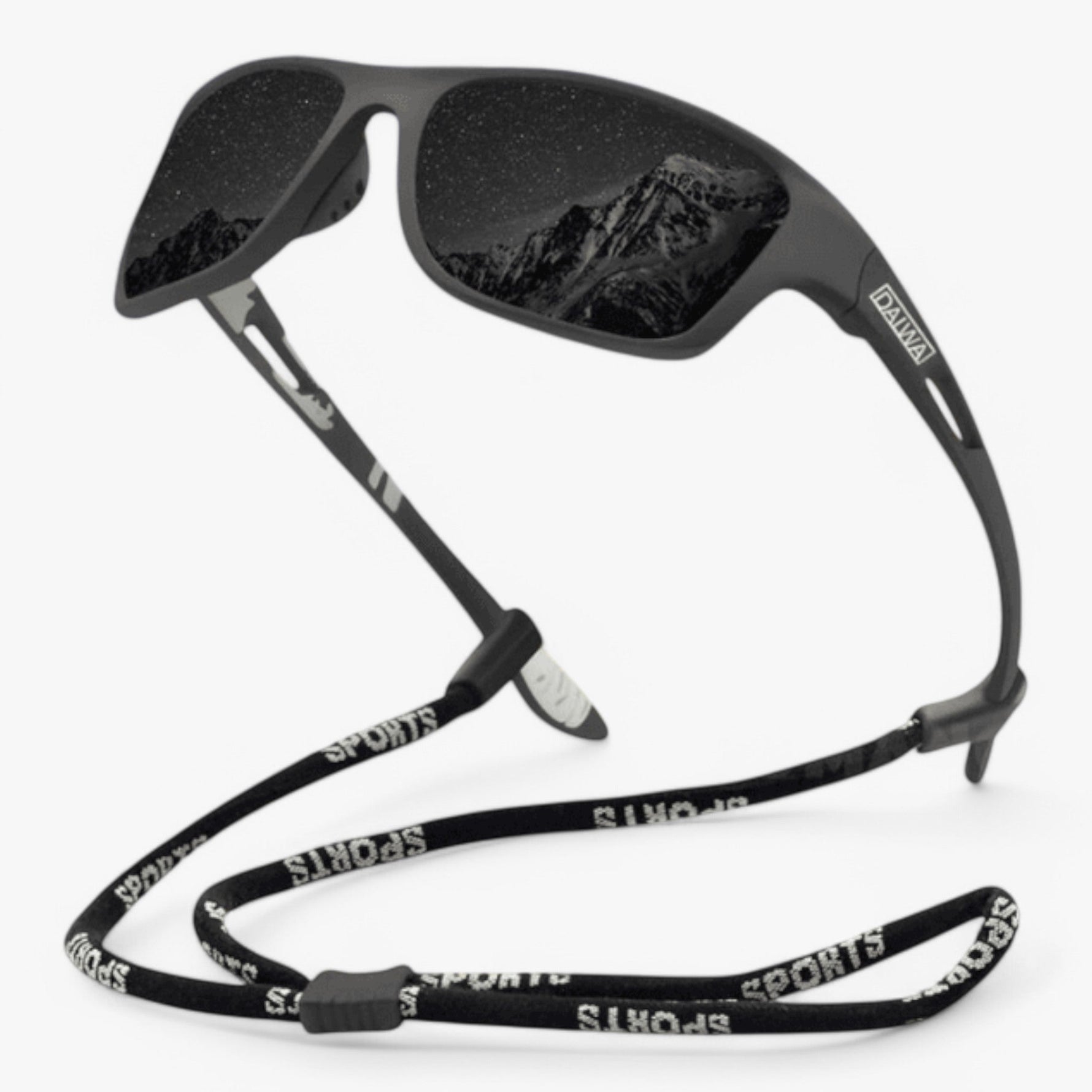 Tuzwa Polarized Sports Sunglasses – UV Protection, Scratch-Resistant Lenses for Outdoor Activities