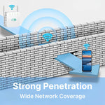 Tuzwa WiFi Range Extender – Dual-Band 2.4GHz & 5GHz WiFi Extender with High-Gain External Antennas, Gigabit Ethernet & Plug-In Setup