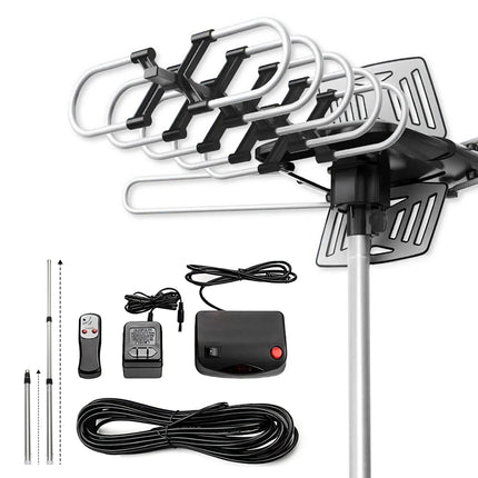 Digital TV Antenna, Long Range Outdoor TV Antenna with 360 Degree Rotor – image 8