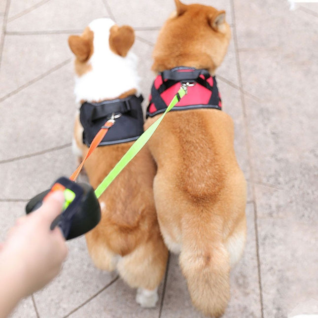 Anti Tangle Dual Dog Leash with Swivel