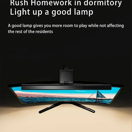Monitor Light Bar, Adjustable Desk Light with 3 Color Temperatures for Office – image 9