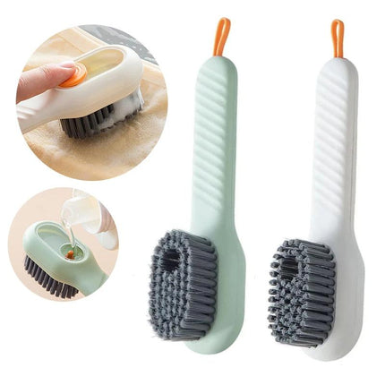 Shoe Scrubber Brush with Soap Dispenser, Shoe Cleaner for Sneakers and Floors – image 7