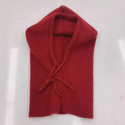 Hooded Balaclava Hat, Cashmere Hooded Scarf – image 5