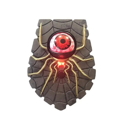 Halloween Doorbell, Creepy Spider Eyeball Doorbell Halloween Prop with Lights and Sound – image 6