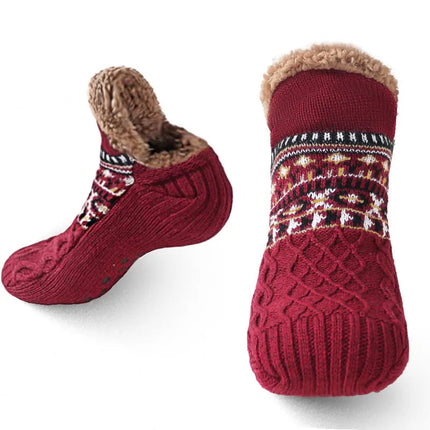 Christmas Socks for Women and Men, Non Slip Warm Grip Socks for Home – image 15