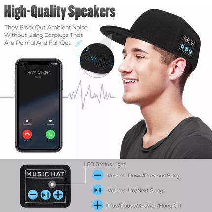 Bluetooth Speaker Baseball Cap for Hands Free Calls – image 6