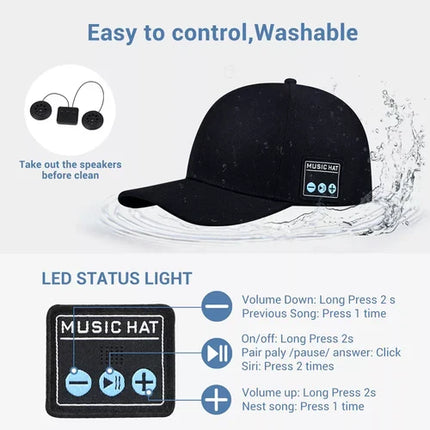Waterproof Music Hat, Bluetooth Hat with Speakers – image 5
