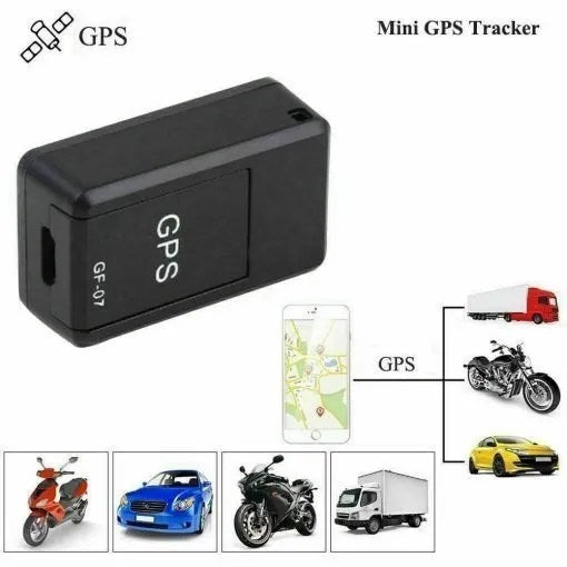 Tuzwa Mini GPS Tracker – Magnetic Vehicle Tracker with Real-Time Location, 2G GSM, 400mAh Battery & 12-Day Standby