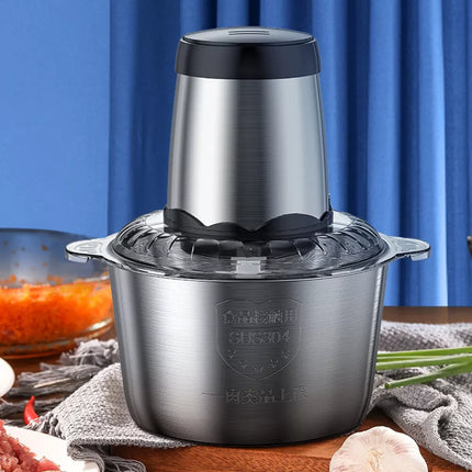 Electric Vegetable Chopper, Electric Food Chopper with 2 Speeds – image 8