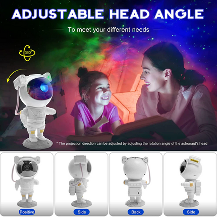 Astronaut Galaxy Projector Night Light, Starry Sky Night Light Projector