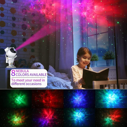 Astronaut Galaxy Projector Night Light, Star Projector with 8 Nebula Effects – image 4