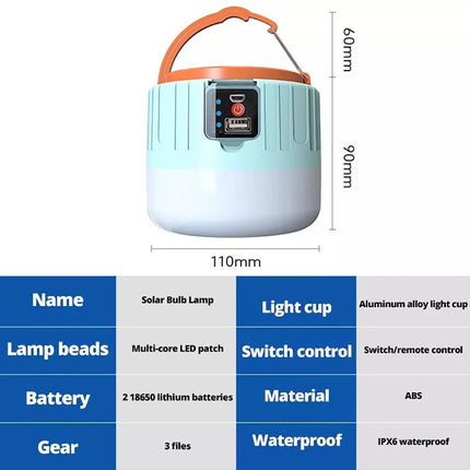 Camping Lantern with Remote Control, Camping Light and Solar – image 8