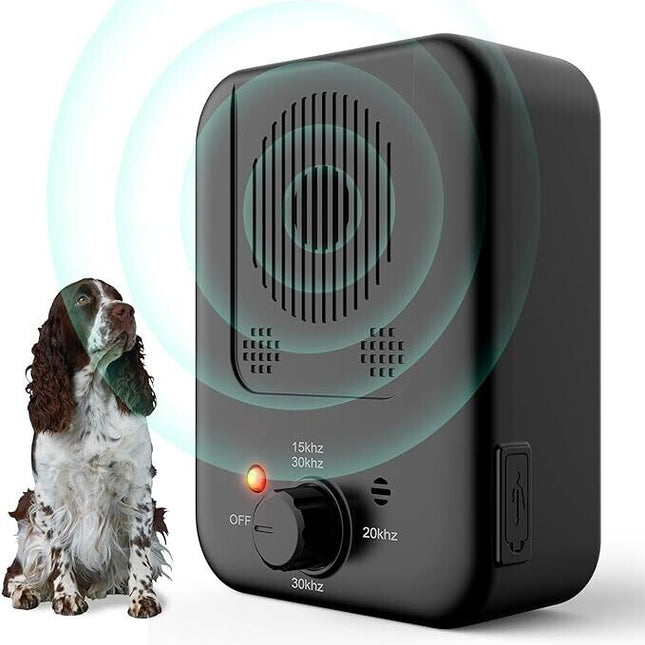 Dog Anti Barking Device, Ultrasonic Anti Bark Device for Dogs, Dog Bark Deterrent, Dog Training Aid Indoor and Outdoor